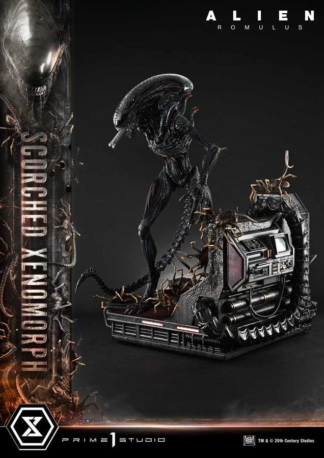 Scorched Xenomorph (Deluxe Bonus Version) Alien: Romulus – Prime1Studio – ActionFigure Brasil