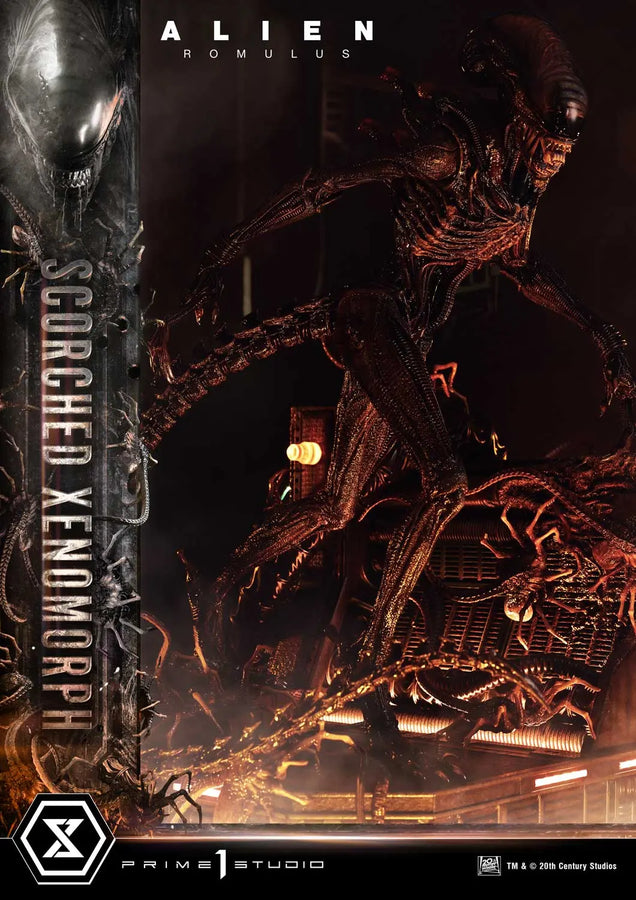 Scorched Xenomorph (Deluxe Bonus Version) Alien: Romulus – Prime1Studio – ActionFigure Brasil
