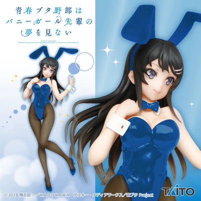 Seishun Buta Yarou wa Bunny Girl Senpai no Yume wo Minai - Sakurajima Mai - Coreful Figure - Bunny Renewal Ver. (Taito)ㅤ – Taito – ActionFigureBrasil — ângulo diferente