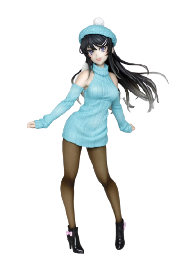 Seishun Buta Yarou wa Bunny Girl Senpai no Yume wo Minai - Sakurajima Mai - Coreful Figure - Knit Dress ver. (Taito)ㅤ – Taito – ActionFigureBrasil