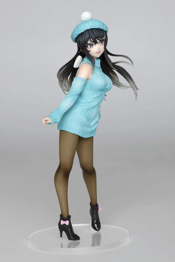 Seishun Buta Yarou wa Bunny Girl Senpai no Yume wo Minai - Sakurajima Mai - Coreful Figure - Knit Dress ver. (Taito)ㅤ – Taito – ActionFigureBrasil