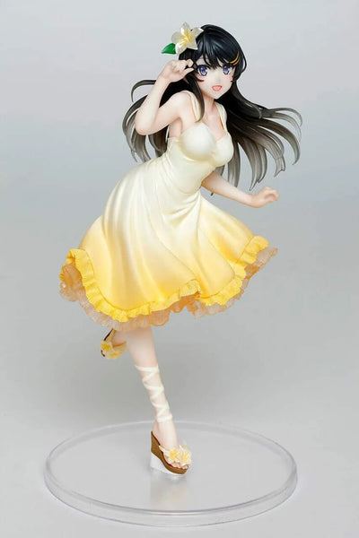 Seishun Buta Yarou wa Bunny Girl Senpai no Yume wo Minai - Sakurajima Mai - Coreful Figure - Summer Dress Ver. (Taito)ㅤ – Taito – ActionFigureBrasil — ângulo diferente