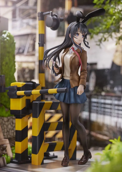 Seishun Buta Yarou wa Bunny Girl Senpai no Yume wo Minai - Sakurajima Mai - Shibuya Scramble Figure - 1/7 - Enoden Ver. (Alpha Satellite)ㅤ – eStream – ActionFigureBrasil — ângulo diferente