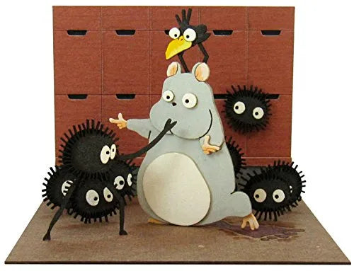 Sen to Chihiro no Kamikakushi - Bou - Makkuro-Kurosuke - Yu-bird - Miniatuart Kit Studio Ghibli Mini MP07-60 (Sankei)ㅤ – Sankei – ActionFigureBrasil