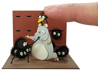 Sen to Chihiro no Kamikakushi - Bou - Makkuro-Kurosuke - Yu-bird - Miniatuart Kit Studio Ghibli Mini MP07-60 (Sankei)ㅤ – Sankei – ActionFigureBrasil — acessórios