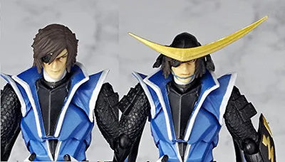 Sengoku Basara - Date Masamune - Revolmini rm-004 - Revoltech (Kaiyodo)ㅤ – Kaiyodo – ActionFigureBrasil — detalhe do produto