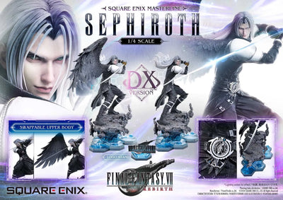 Sephiroth (Deluxe Version) (Sephiroth Deluxe Version) – Square Enix – ActionFigure Brasil — com base expositora