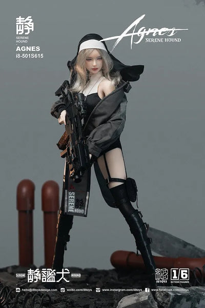 SERENE HOUND - AGNES - 1/6 (i8TOYS)ㅤ – i8TOYS – ActionFigureBrasil — ângulo diferente