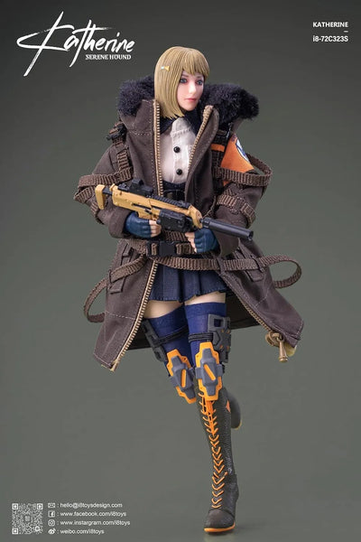 SERENE HOUND Series - i8-72C323D - Catherine - 1/12 - Deluxe Version (i8TOYS)ㅤ – i8TOYS – ActionFigureBrasil — ângulo diferente