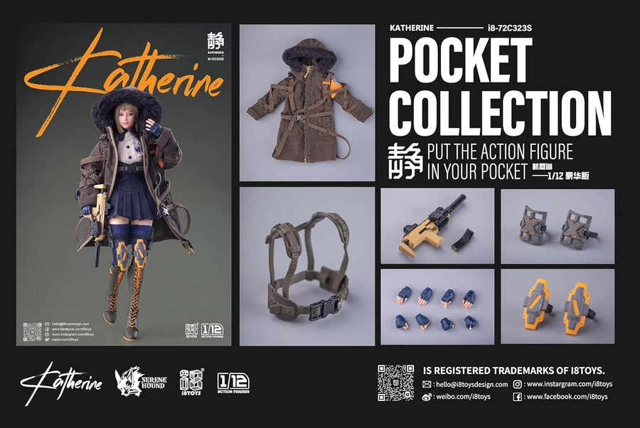 SERENE HOUND Series - i8-72C323D - Catherine - 1/12 - Deluxe Version (i8TOYS)ㅤ – i8TOYS – ActionFigureBrasil