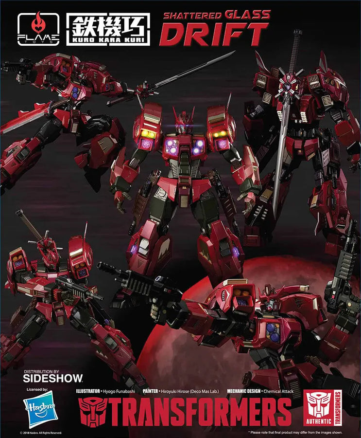Shattered Glass Drift (#03) – Flame Toys – ActionFigure Brasil