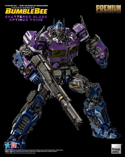 Shattered Glass Optimus Prime – Threezero – ActionFigure Brasil — embalagem
