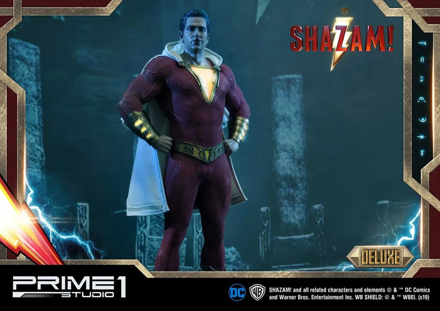 Shazam (Deluxe Version) SHAZAM! – Prime1Studio – ActionFigure Brasil