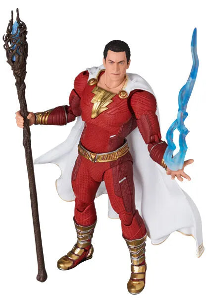 Shazam! Fury of the God - Captain Marvel - Mafex (No.254) - Fury of the Gods Ver. (Medicom Toy)ㅤ – Medicom Toy – ActionFigureBrasil