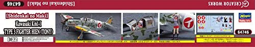 Shidenkai no Maki - Creator Works - Kawasaki Ki61-I Type 3 Fighter Hien - 1/32 (Hasegawa)ㅤ – Hasegawa – ActionFigureBrasil
