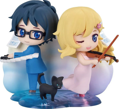 Shigatsu wa Kimi no Uso - Arima Kousei - Miyazono Kaori - Qset+ (Good Smile Arts Shanghai, Good Smile Company)ㅤ – Good Smile Arts Shanghai – ActionFigureBrasil