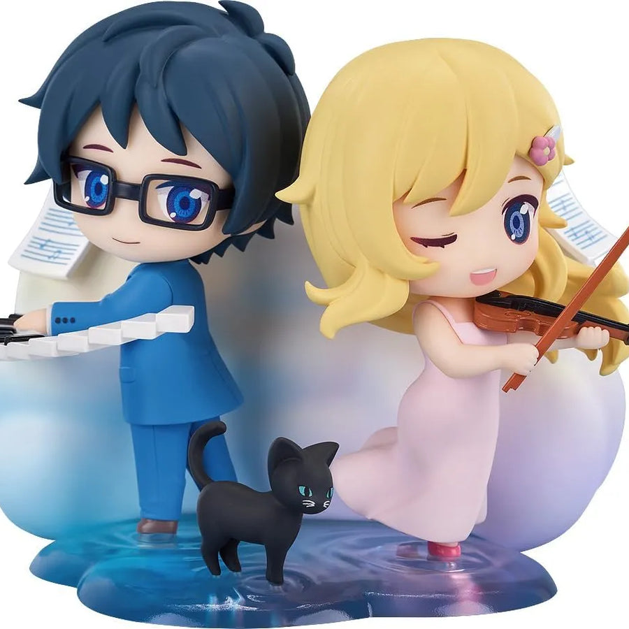 Shigatsu wa Kimi no Uso - Arima Kousei - Miyazono Kaori - Qset+ (Good Smile Arts Shanghai, Good Smile Company)ㅤ – Good Smile Arts Shanghai – ActionFigureBrasil