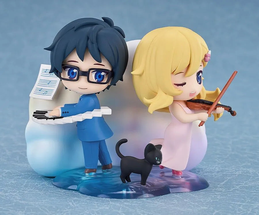 Shigatsu wa Kimi no Uso - Arima Kousei - Miyazono Kaori - Qset+ (Good Smile Arts Shanghai, Good Smile Company)ㅤ – Good Smile Arts Shanghai – ActionFigureBrasil
