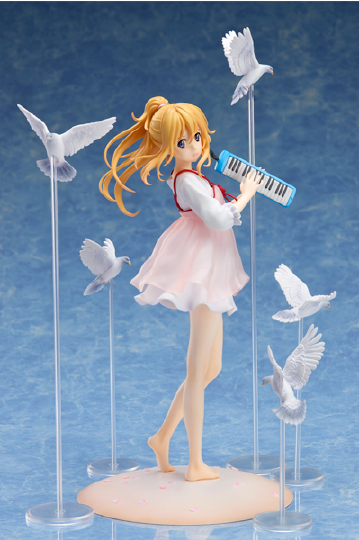 Shigatsu wa Kimi no Uso - Miyazono Kaori - 1/8 - Shifuku ver., ~Arima Kousei to no Deai~ㅤ – Aniplex – ActionFigureBrasil