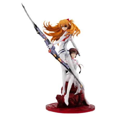 Shin Evangelion Gekijouban:|| - Makinami Mari Illustrious - Souryuu Asuka Langley - Precious G.E.M. (MegaHouse) [Shop Exclusive]ㅤ – MegaHouse – ActionFigureBrasil