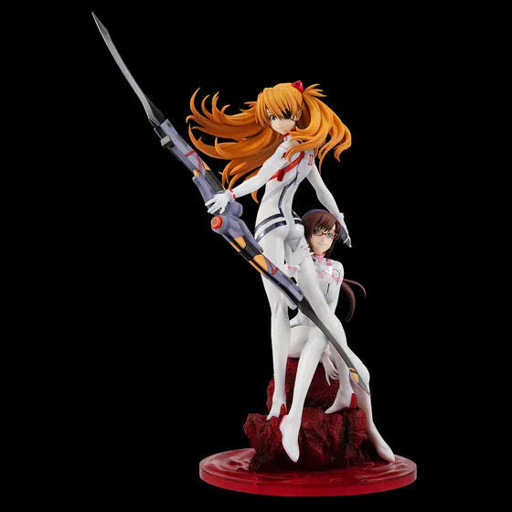 Shin Evangelion Gekijouban:|| - Makinami Mari Illustrious - Souryuu Asuka Langley - Precious G.E.M. (MegaHouse) [Shop Exclusive]ㅤ – MegaHouse – ActionFigureBrasil