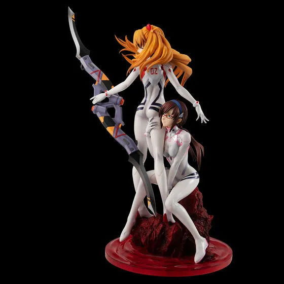 Shin Evangelion Gekijouban:|| - Makinami Mari Illustrious - Souryuu Asuka Langley - Precious G.E.M. (MegaHouse) [Shop Exclusive]ㅤ – MegaHouse – ActionFigureBrasil
