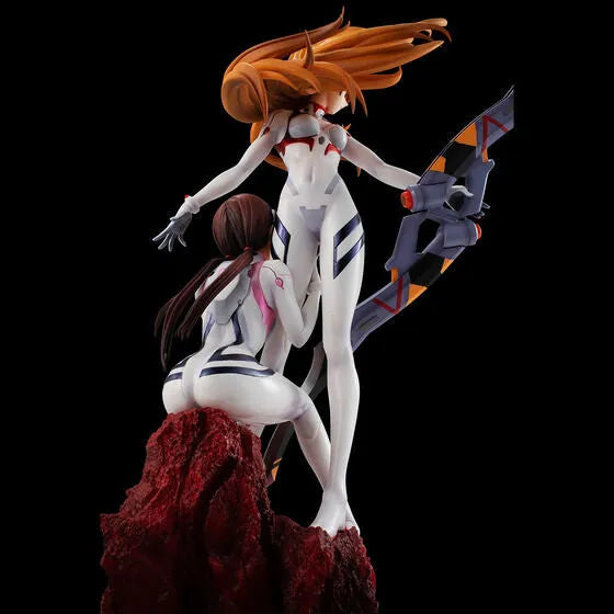 Shin Evangelion Gekijouban:|| - Makinami Mari Illustrious - Souryuu Asuka Langley - Precious G.E.M. (MegaHouse) [Shop Exclusive]ㅤ – MegaHouse – ActionFigureBrasil