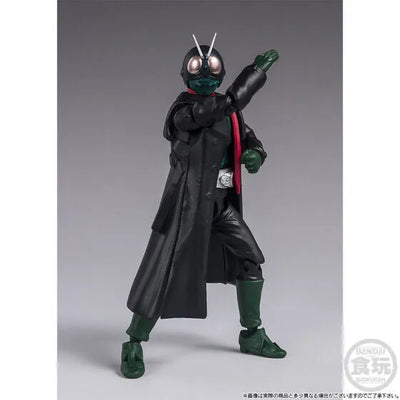 Shin Kamen Rider - Kamen Rider - Bandai Shokugan - Candy Toy - Shodo-XX - Shodo-XX Shin Kamen Rider Kamen Rider & Cyclone Set (Bandai) [Shop Exclusive]ㅤ – Bandai – ActionFigureBrasil — ângulo diferente