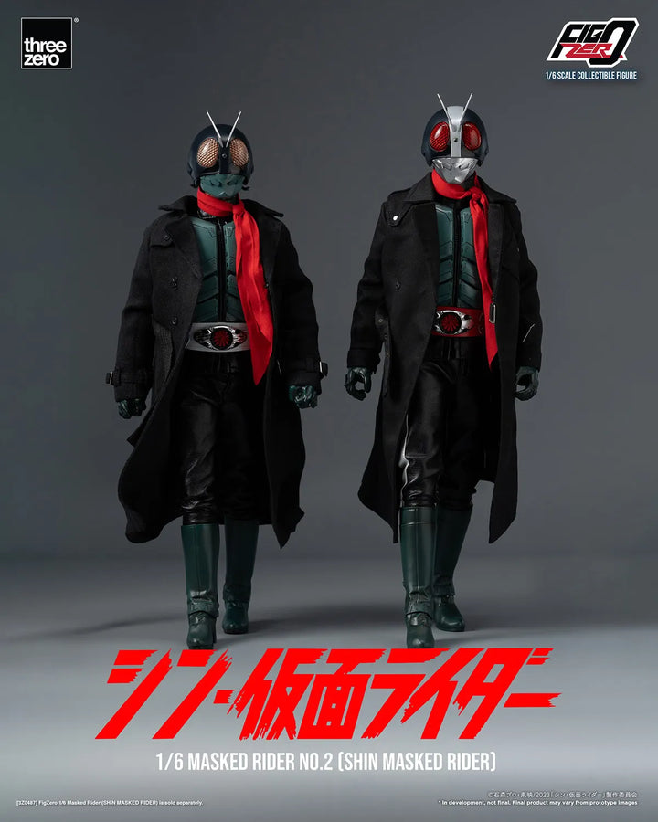 Shin Masked Rider No. 2 (Shin Masked Rider No. 2) – Threezero – ActionFigure Brasil