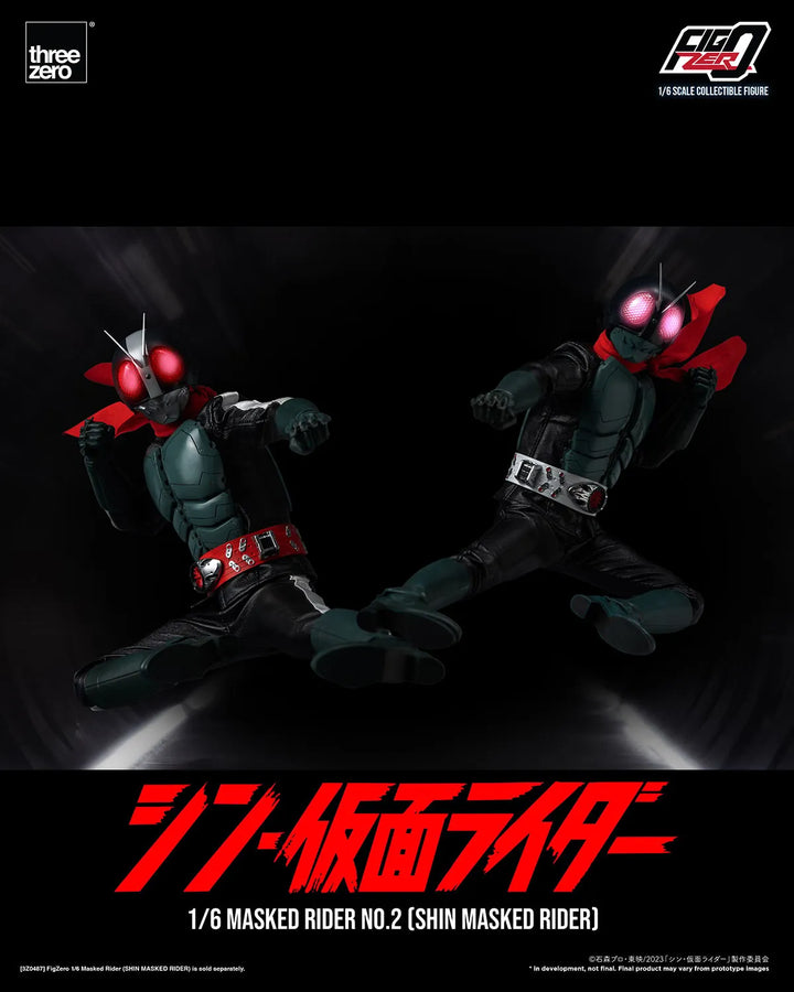 Shin Masked Rider No. 2 (Shin Masked Rider No. 2) – Threezero – ActionFigure Brasil