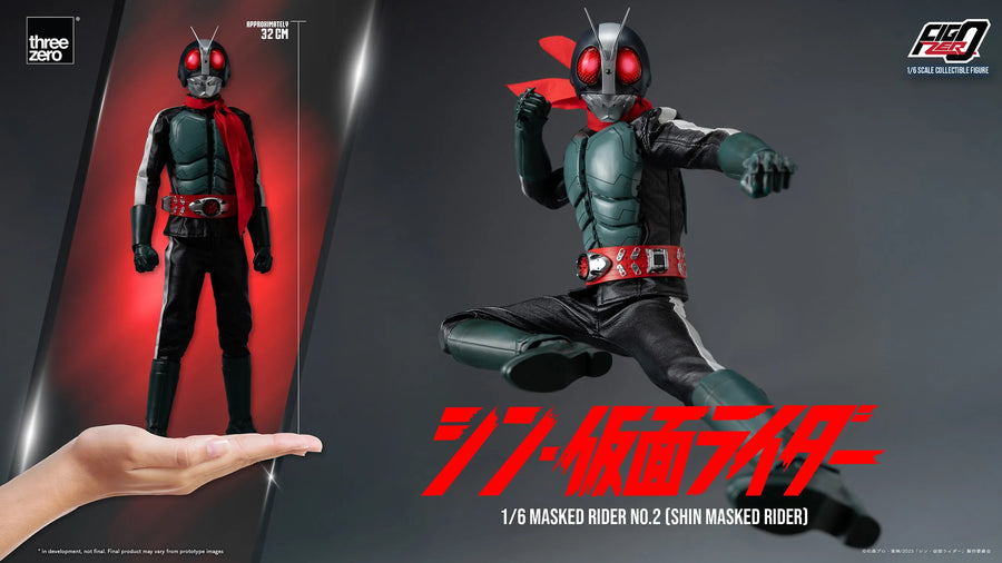 Shin Masked Rider No. 2 (Shin Masked Rider No. 2) – Threezero – ActionFigure Brasil
