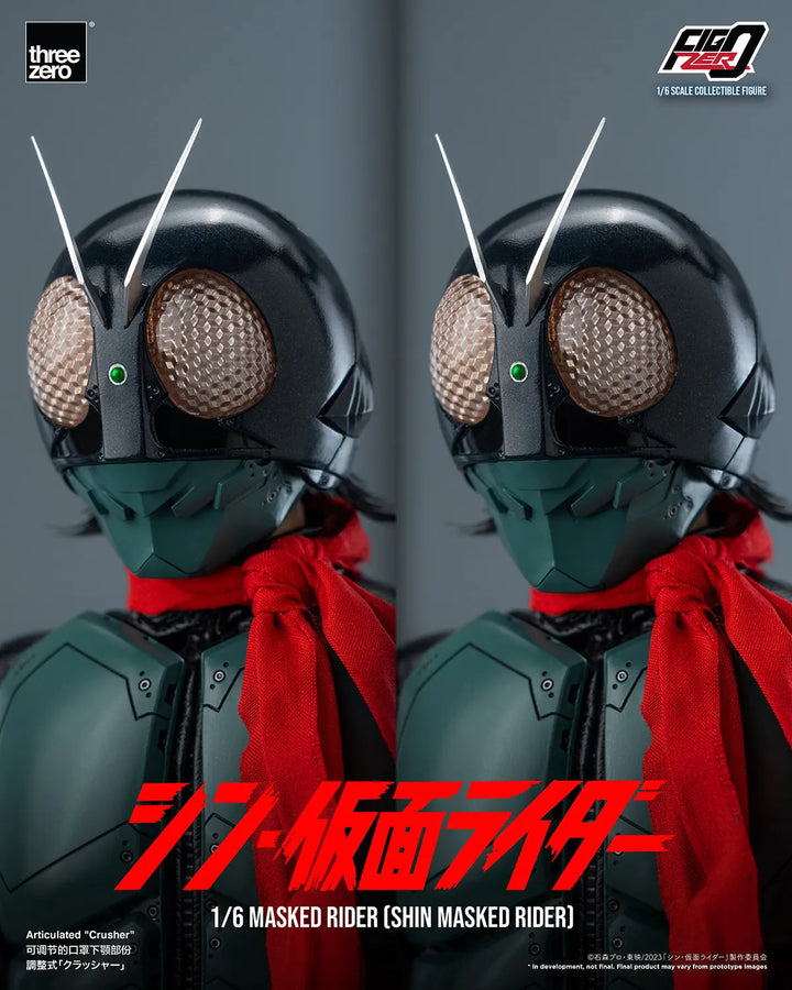 Shin Masked Rider (Shin Masked Rider) – Threezero – ActionFigure Brasil