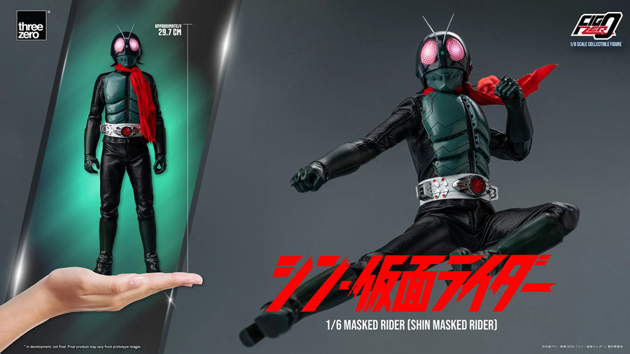 Shin Masked Rider (Shin Masked Rider) – Threezero – ActionFigure Brasil