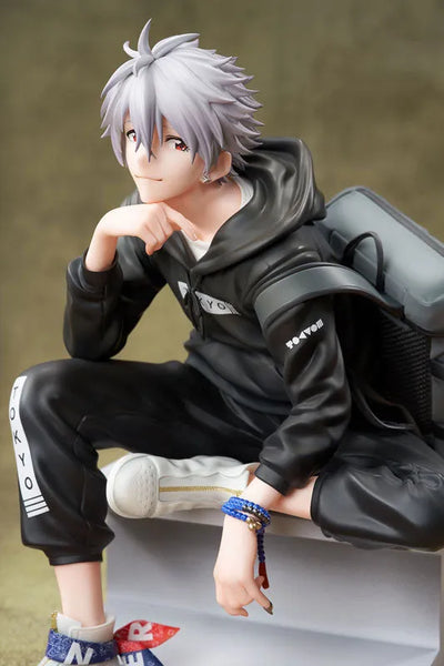 Shin Seiki Evangelion - Nagisa Kaworu - 1/7 - Ver. Radio Eva, Part 3 (Hobby Max)ㅤ – Hobby Max – ActionFigureBrasil — com base expositora