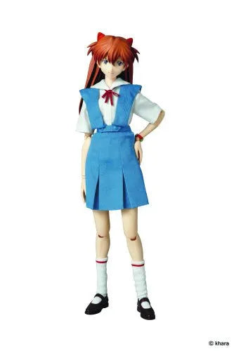 Shin Seiki Evangelion - Souryuu Asuka Langley - Real Action Heroes #502 - 1/6 - Uniform Version (Medicom Toy)ㅤ – Medicom Toy – ActionFigureBrasil