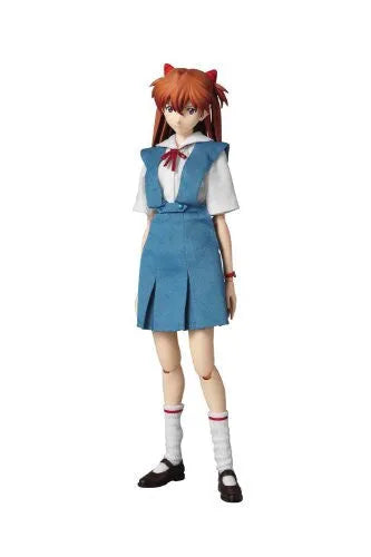 Shin Seiki Evangelion - Souryuu Asuka Langley - Real Action Heroes #502 - 1/6 - Uniform Version (Medicom Toy)ㅤ – Medicom Toy – ActionFigureBrasil — detalhe do produto