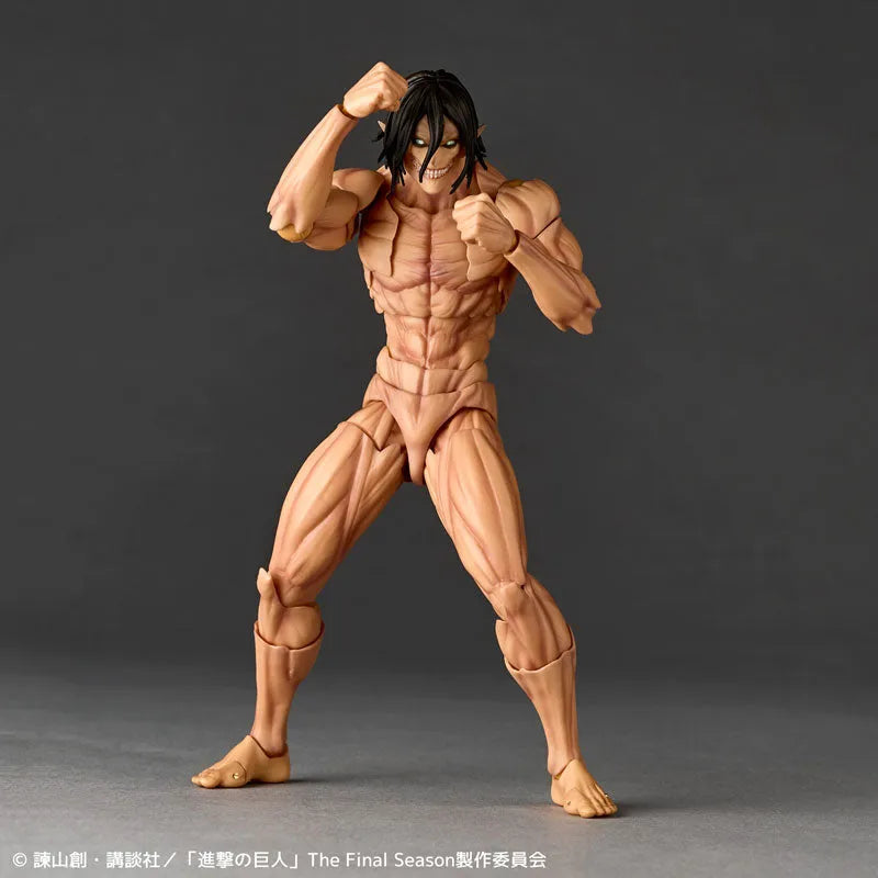 Shingeki no Kyojin - Eren Kyojin - Amazing Yamaguchi - Revoltech NR057 (Kaiyodo)ㅤ – Kaiyodo – ActionFigureBrasil