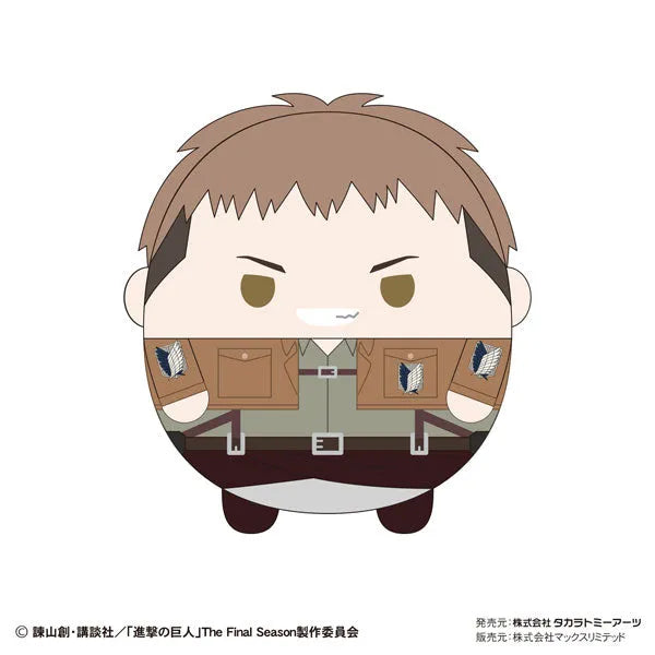 Shingeki no Kyojin - Fuwa Kororin - Plush Mascot - Shingeki no Kyojin Fuwa Kororin 2 - Set Of 6 (Max Limited, Takara Tomy A.R.T.S)ㅤ – Takara Tomy Arts – ActionFigureBrasil