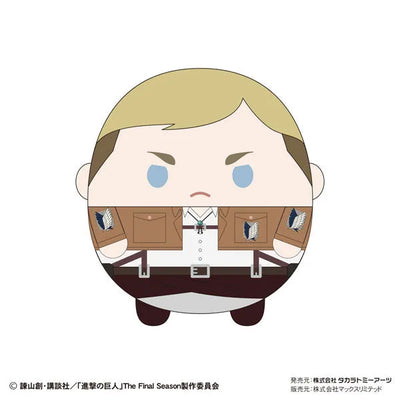 Shingeki no Kyojin - Fuwa Kororin - Plush Mascot - Shingeki no Kyojin Fuwa Kororin 2 - Set Of 6 (Max Limited, Takara Tomy A.R.T.S)ㅤ – Takara Tomy Arts – ActionFigureBrasil — ambientada