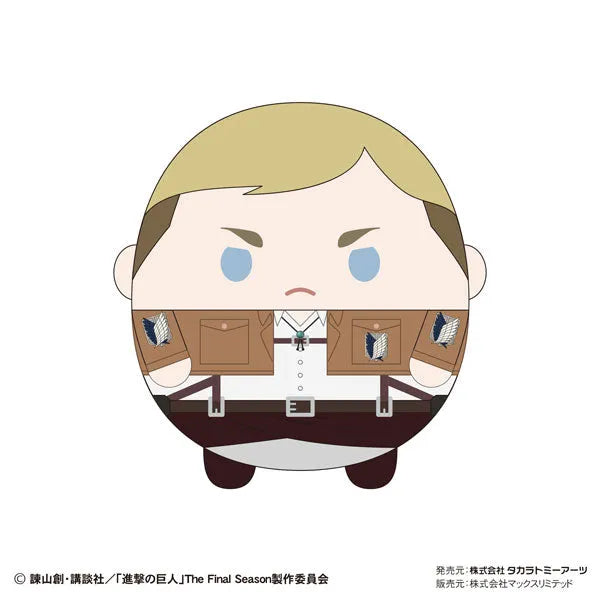 Shingeki no Kyojin - Fuwa Kororin - Plush Mascot - Shingeki no Kyojin Fuwa Kororin 2 - Set Of 6 (Max Limited, Takara Tomy A.R.T.S)ㅤ – Takara Tomy Arts – ActionFigureBrasil