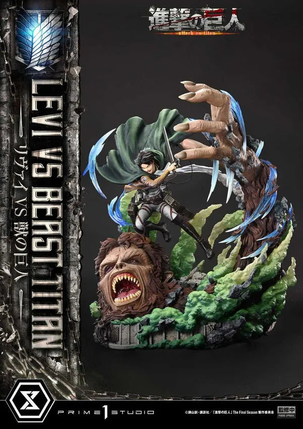 Shingeki no Kyojin - Kemono no Kyojin - Levi - Ultimate Premium Masterline (UPMAOT-02) - 1/4 (Prime 1 Studio)ㅤ – Prime 1 Studio – ActionFigureBrasil