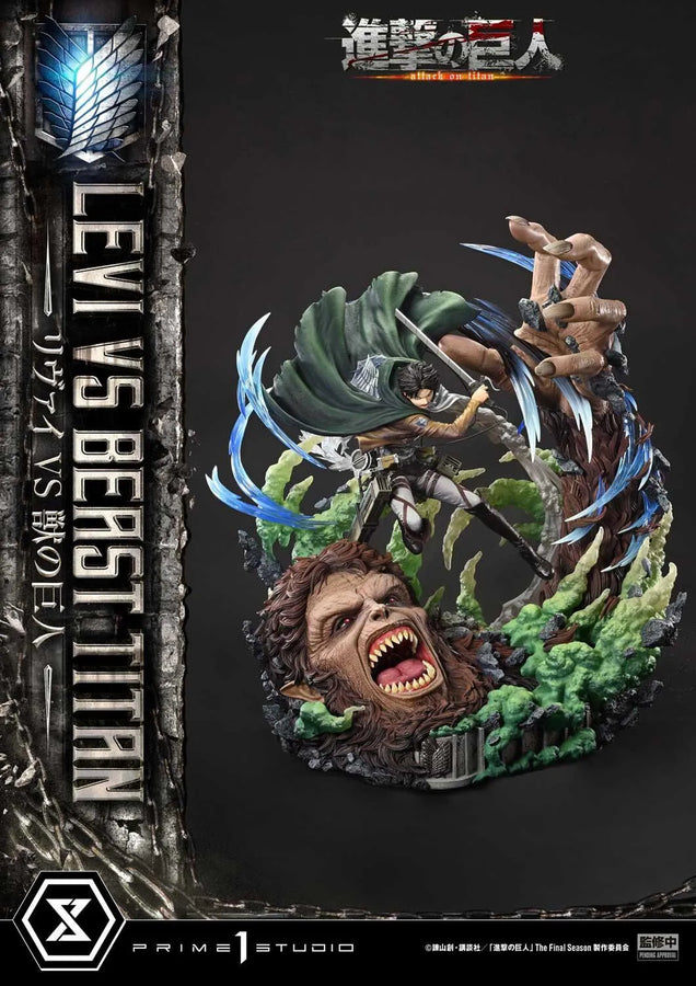 Shingeki no Kyojin - Kemono no Kyojin - Levi - Ultimate Premium Masterline (UPMAOT-02) - 1/4 (Prime 1 Studio)ㅤ – Prime 1 Studio – ActionFigureBrasil