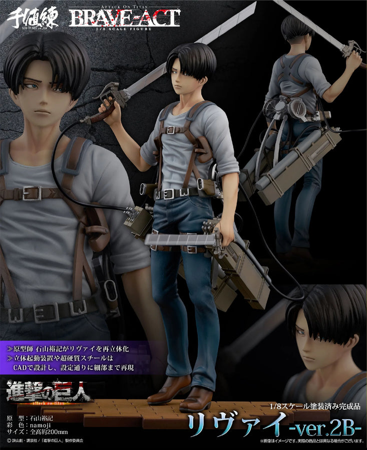 Shingeki no Kyojin - Levi - BRAVE-ACT - 1/8 - ver.2B (Sentinel)ㅤ – Sentinel – ActionFigureBrasil