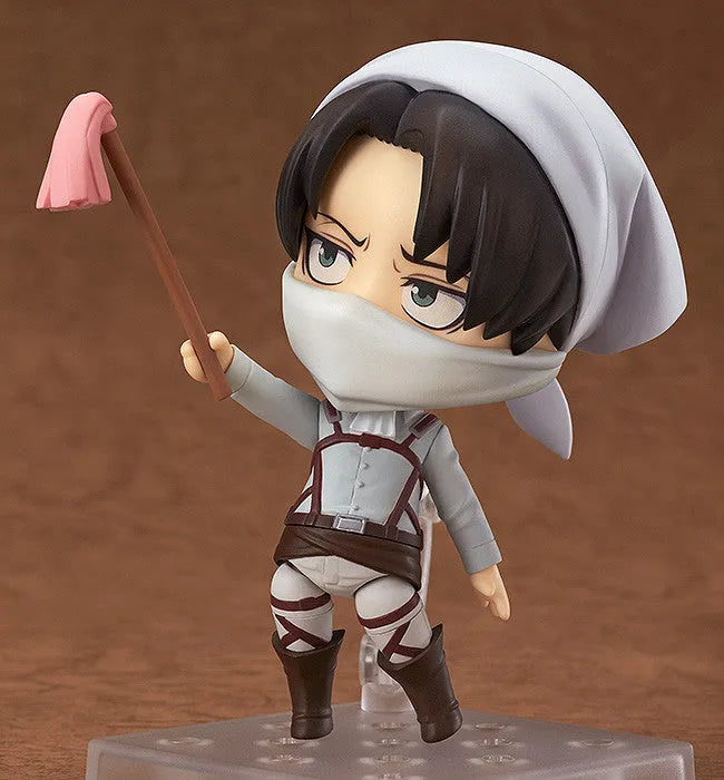 Shingeki no Kyojin - Levi - Nendoroid #417 - Cleaning ver. (Good Smile Company)ㅤ – Good Smile Company – ActionFigureBrasil