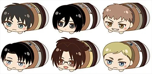 Shingeki no Kyojin - Mochi Kororin - Plush Strap - Shingeki no Kyojin Mochi Kororin - Strapㅤ – Chugai Mining – ActionFigureBrasil