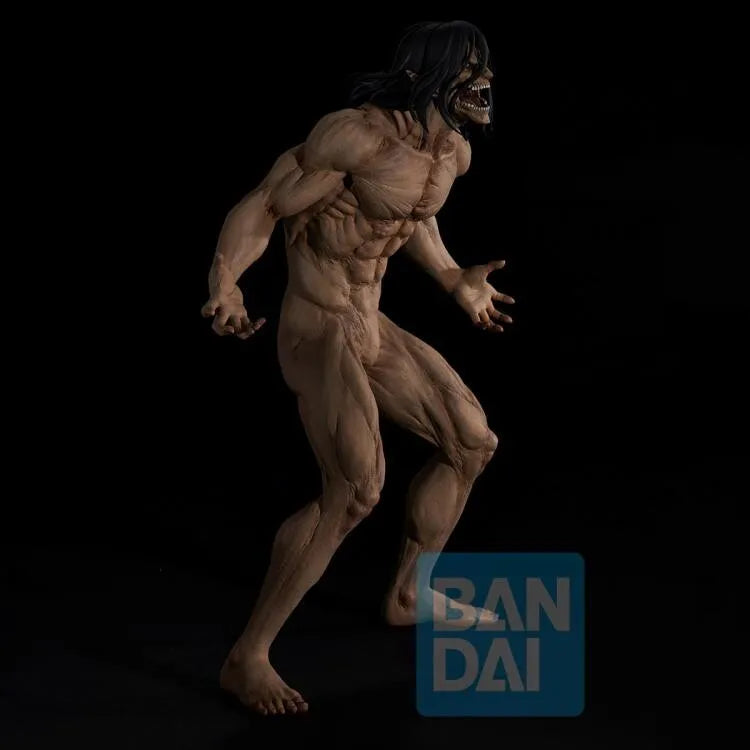Shingeki no Kyojin The Final Season - Eren Kyojin - Ichiban Kuji Shingeki no Kyojin ~Jiyuu o Motomete~ - Mega Impact - A Prize (Bandai Spirits)ㅤ – Bandai Spirits – ActionFigureBrasil