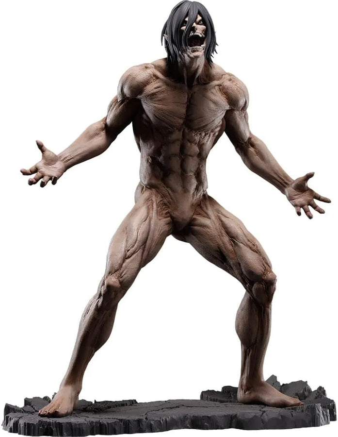Shingeki no Kyojin The Final Season - Eren Kyojin - Ichiban Kuji Shingeki no Kyojin ~Kabe no Soto no Sekai~ (Last One Prize) - Mega Impact (Bandai Spirits)ㅤ – Bandai Spirits – ActionFigureBrasil