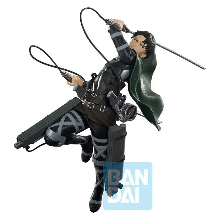 Shingeki no Kyojin The Final Season - Levi - Ichiban Kuji Shingeki no Kyojin ~Jiyuu o Motomete~ - C Prize (Bandai Spirits)ㅤ – Bandai Spirits – ActionFigureBrasil