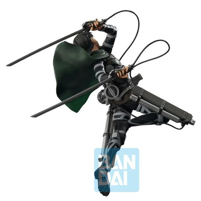 Shingeki no Kyojin The Final Season - Levi - Ichiban Kuji Shingeki no Kyojin ~Jiyuu o Motomete~ - C Prize (Bandai Spirits)ㅤ – Bandai Spirits – ActionFigureBrasil — detalhe do produto