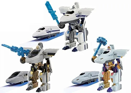 Shinkansen Henkei Robo Shinkalion - N700 Hikari Railstar - N700 Mizuho - 700 Nozomi - Shinkalion Trinity - Shinkalion DXS10 (Takara Tomy)ㅤ – Takara Tomy – ActionFigureBrasil